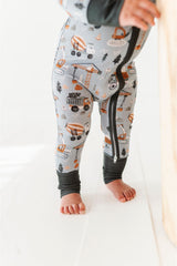 Three Little Tots Bamboo One Piece Zip Pajama - Mason, extra product detail