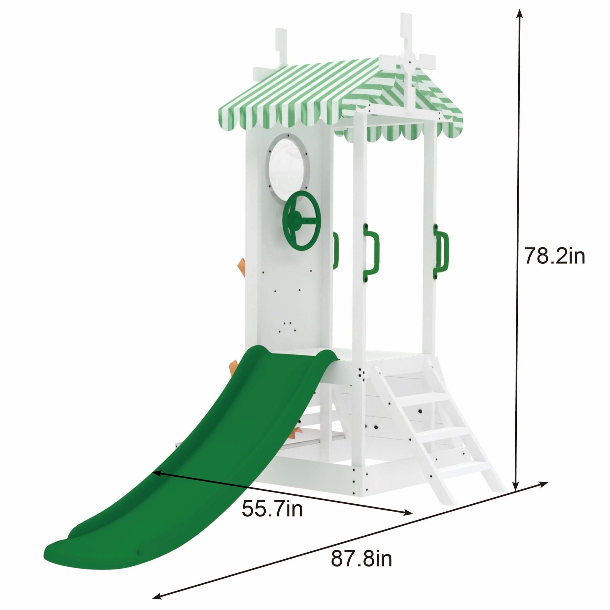 Three Little Tots Aloe Outdoor Mini Playset for Toddlers Water Slide and Backyard Fun, fourth additional photo