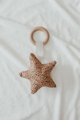 Poinsettia Wooden Shape Teethers