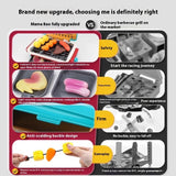 Three Little Tots Simulation Mini Small Kitchen Play House Slicer Girls' Cooking Barbecue Toys, additional product photo