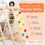 Three Little Tots Chestnut Foldable Jungle Gym, supplementary photo