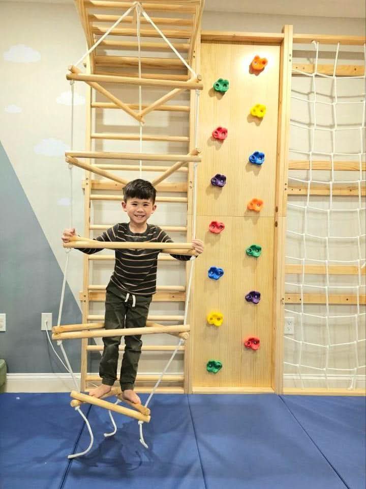 Three Little Tots Ladder Attachment for Walnut Neem and Betula Wooden Climbing Add-On, additional product photo