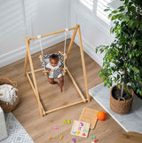 Three Little Tots Spruce Foldable Baby Swing - Beige, additional view