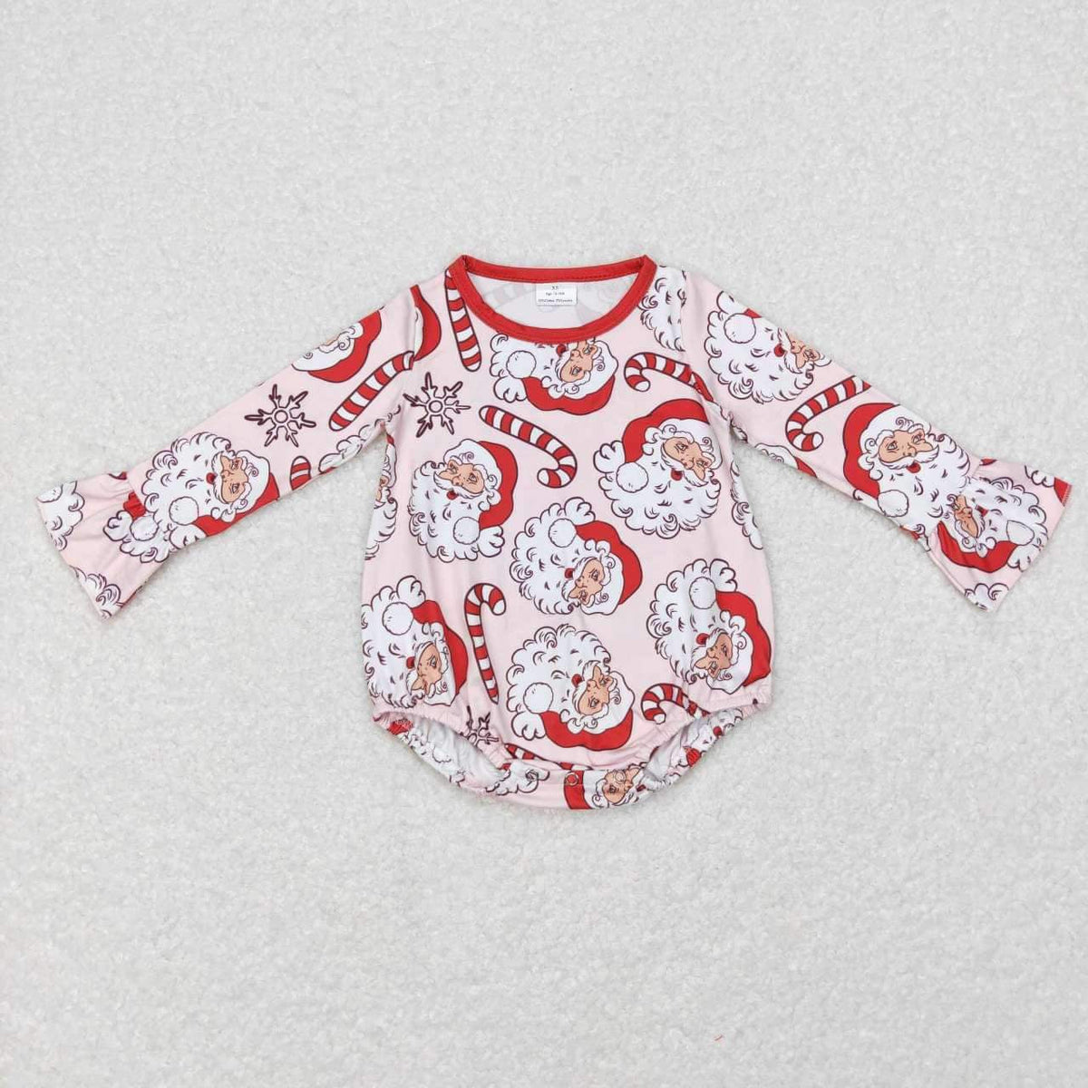 Candy cane Santa romper only