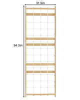 Add-On Rope Wall Panel for 95" Modular Walnut