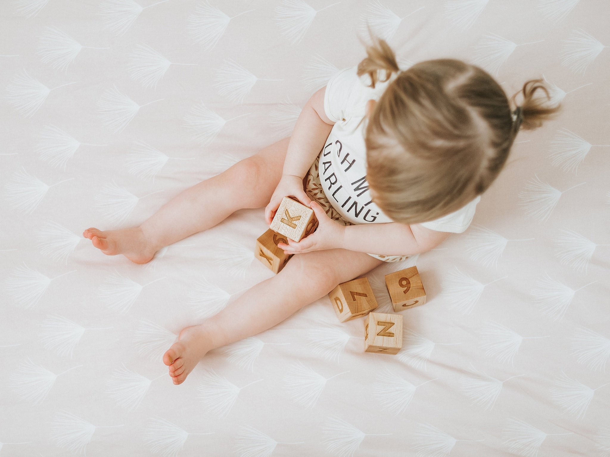 Custom Modern Wooden Name Blocks