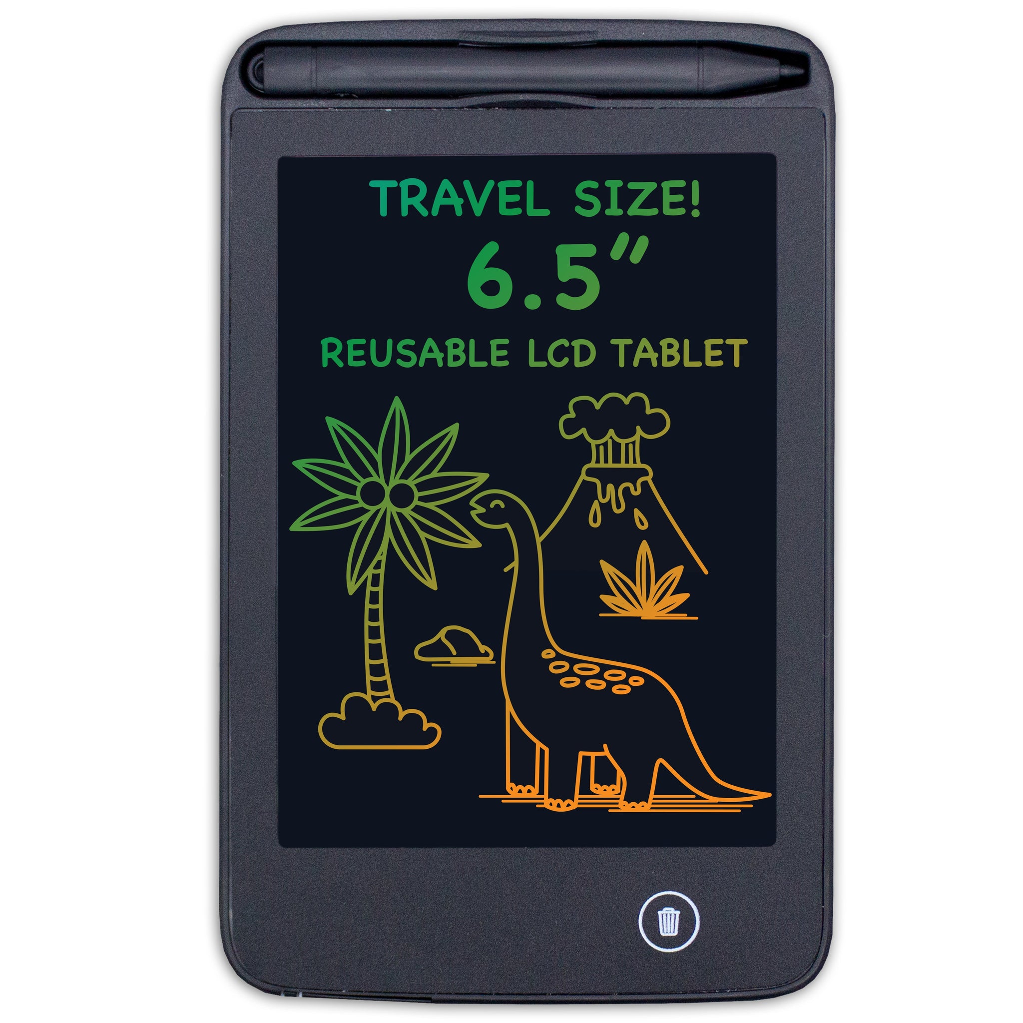 Eco-Friendly Reusable Writing Tablet 6.5 LCD Screen With Drawing Pen and Locking Switch