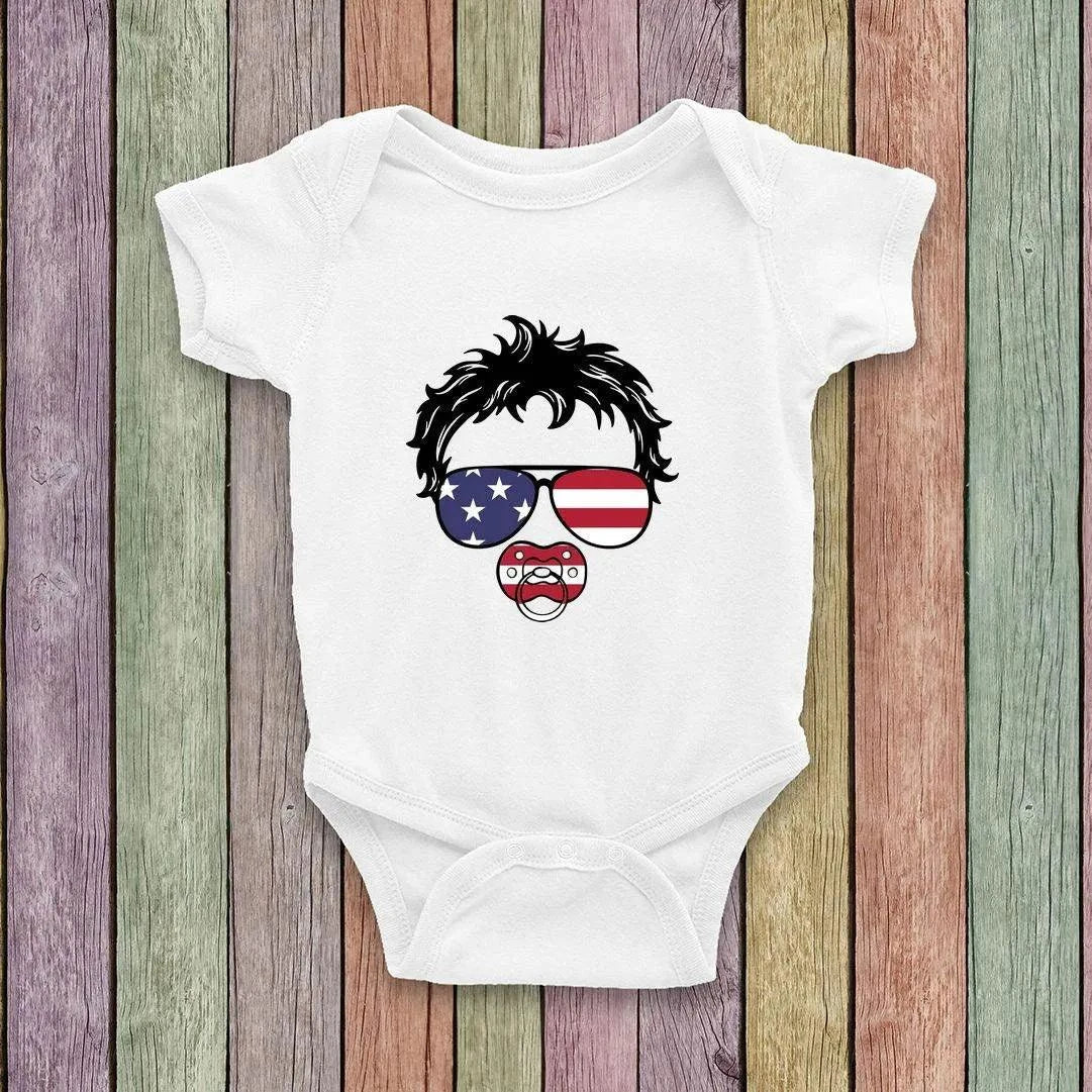 Three Little Tots American Baby Onesie - Baby Boy