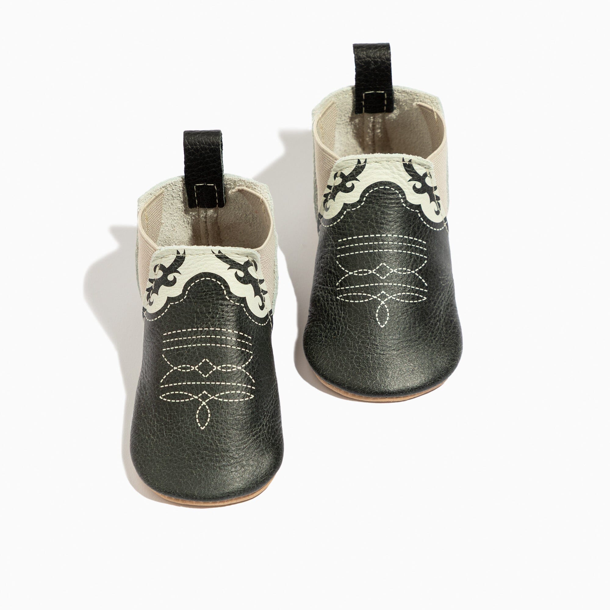 Three Little Tots Ebony Cowboy Chelsea Boot Baby Shoe