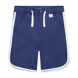 Three Little Tots Andy and Evan - Boys Piped Shorts - Navy
