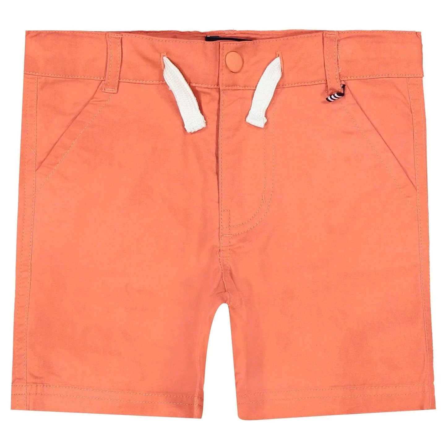 Three Little Tots Andy and Evan - Boys Twill Shorts - Coral