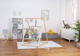 Three Little Tots Tulip Foldable Baby Bouncer - Gray, additional product photo
