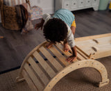 Three Little Tots Hazel Pikler Triangle Slide and Rocker Set, eighth additional photo