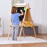 Three Little Tots Foldable Kids Easel 3 Adjustable Heights Art Station for Drawing and Painting, extra product detail