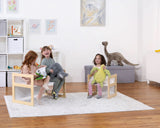 Three Little Tots Hanover Convertible Table Chair and Bench Set, additional product photo