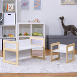 Three Little Tots Hanover Convertible Table Chair and Bench Set