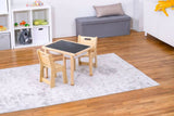 Three Little Tots Cordia Wooden Kids Activity Table and Chair Set Montessori-Inspired Desk for Play , additional product phot