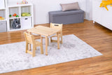 Three Little Tots Cordia Wooden Kids Activity Table and Chair Set Montessori-Inspired Desk for Play , additional product phot