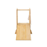 Three Little Tots Laurel 4-in-1 Foldable Kitchen Tower Step Stool Slide and Chalkboard for Toddlers, eighth additional photo