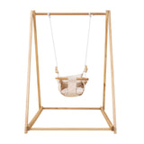 Three Little Tots Spruce Foldable Baby Swing - Beige, additional product photo