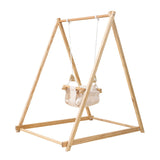 Three Little Tots Spruce Foldable Baby Swing - Beige, additional product photo