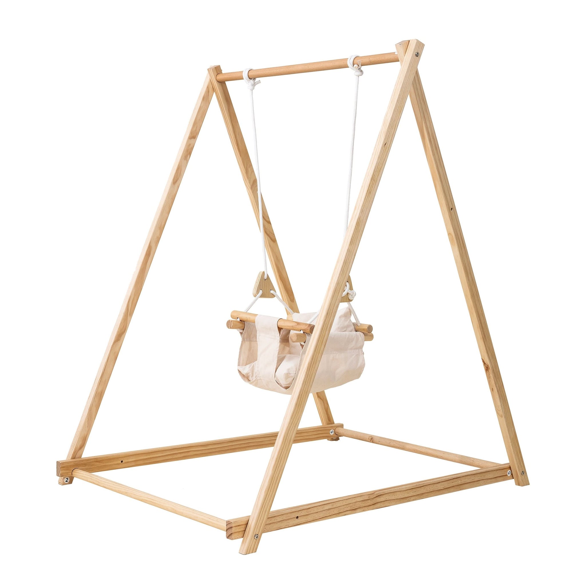 Three Little Tots Spruce Foldable Baby Swing - Blue Wave, additional product photo