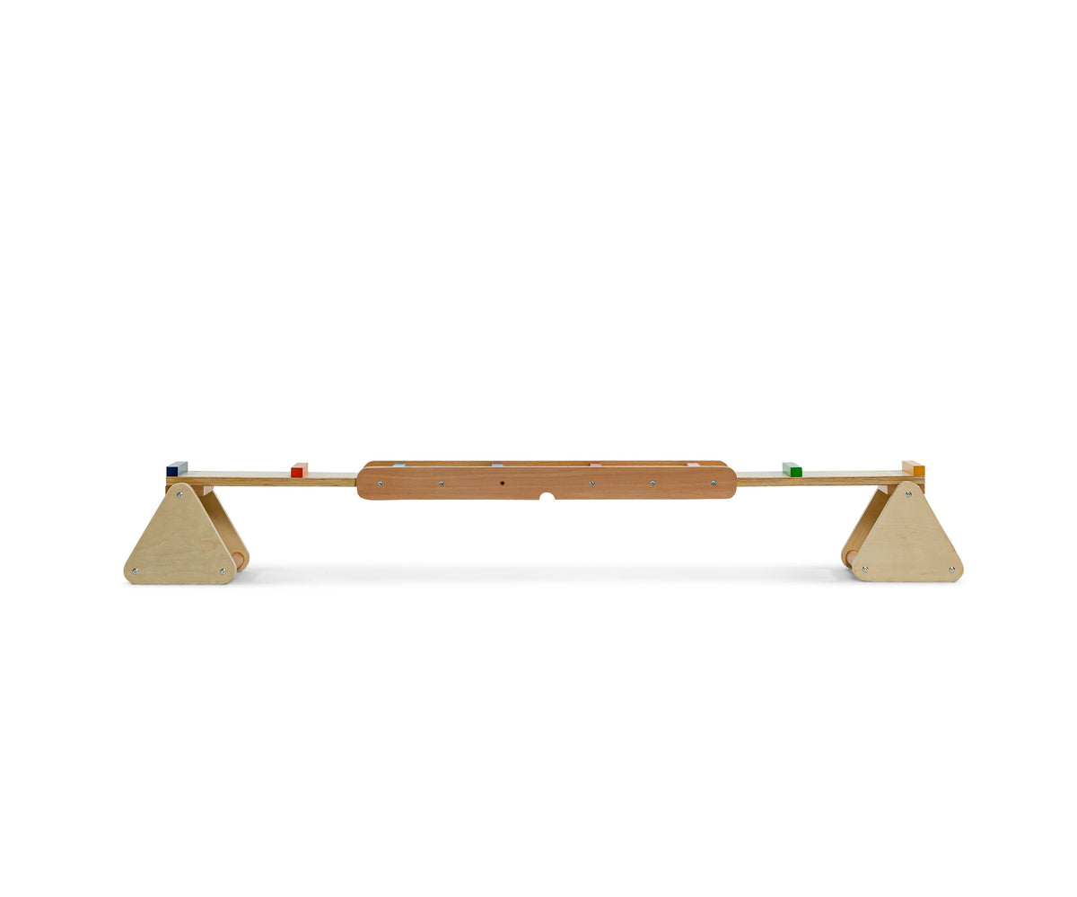 Three Little Tots Willow- Rainbow Seesaw and Balance Beam, additional view