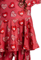 Three Little Tots You are so loved ribbed lounge set, supplementary photo