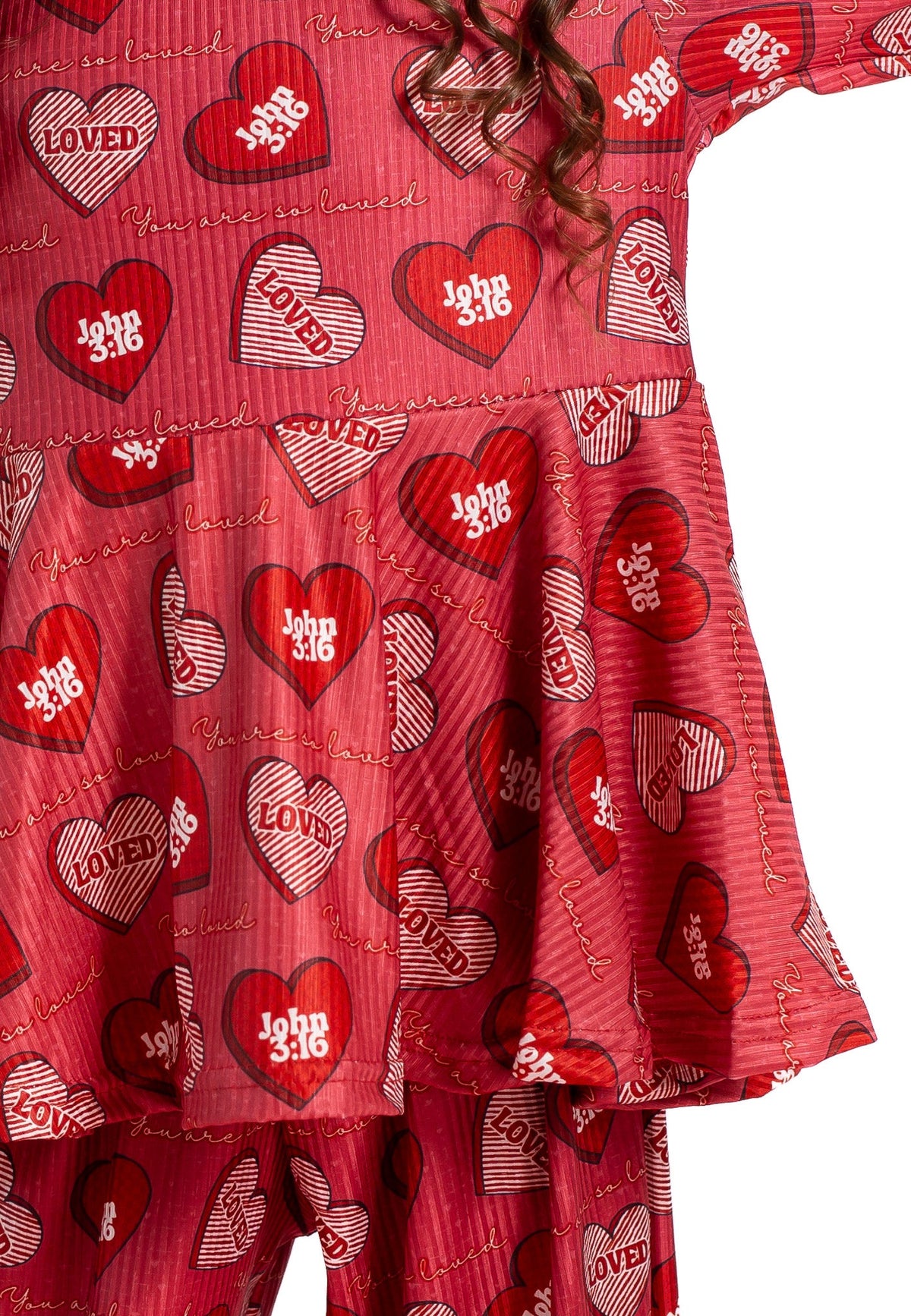 Three Little Tots You are so loved ribbed lounge set, supplementary photo