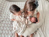 Oat Ribbed Stretch Swaddle