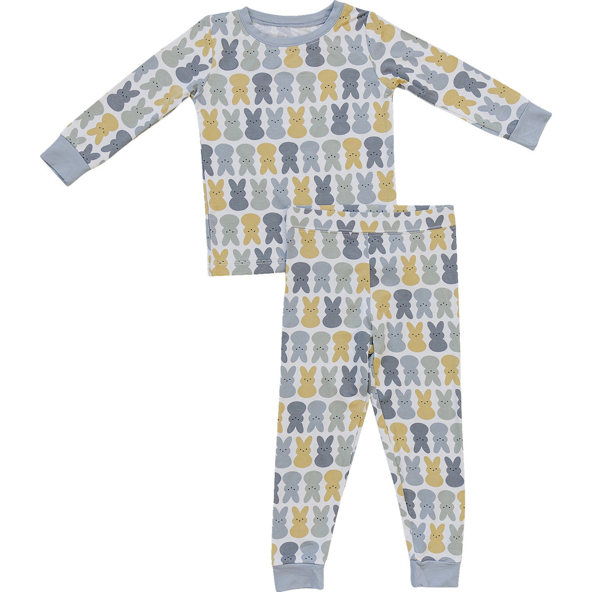 Three Little Tots Dusty Blue Peep Bamboo Cozy Set