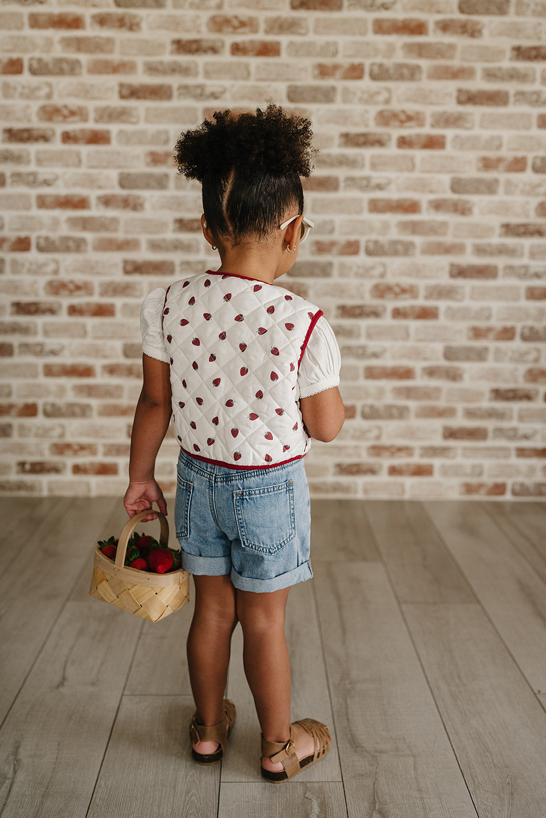 Three Little Tots Denim Shorts, alternate angle