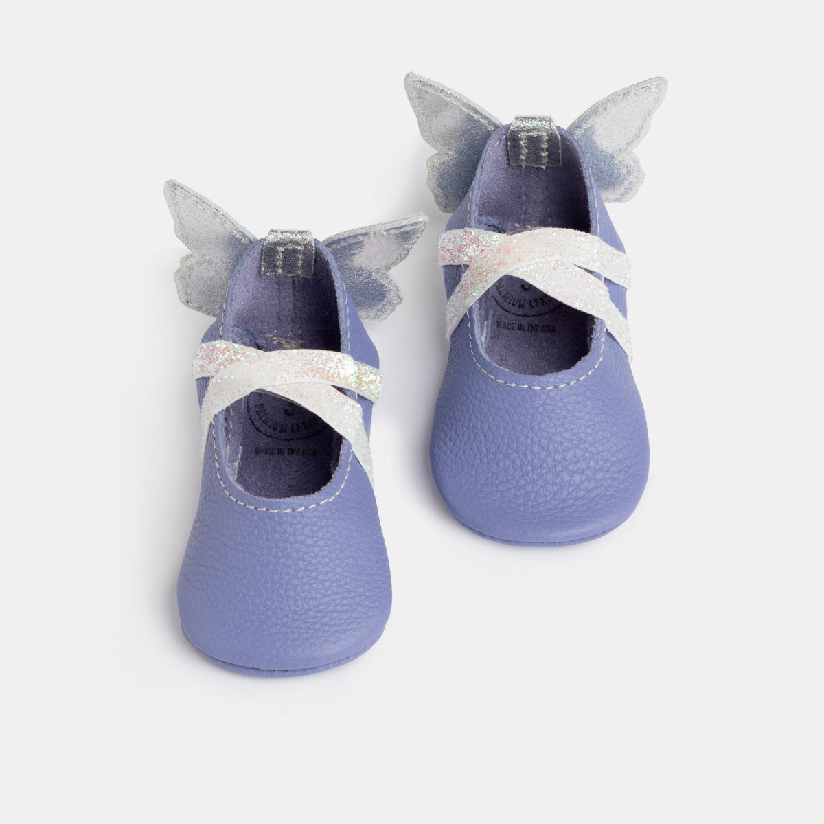 Lilac Flutterby Ballet Slipper Baby Shoe