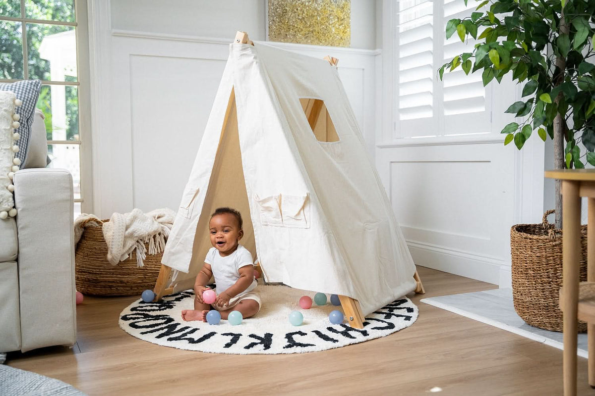 Three Little Tots Tent Covering For Spruce - Baby and Toddler Foldable Swing Set - Swing Set Sold Se, third additional photo