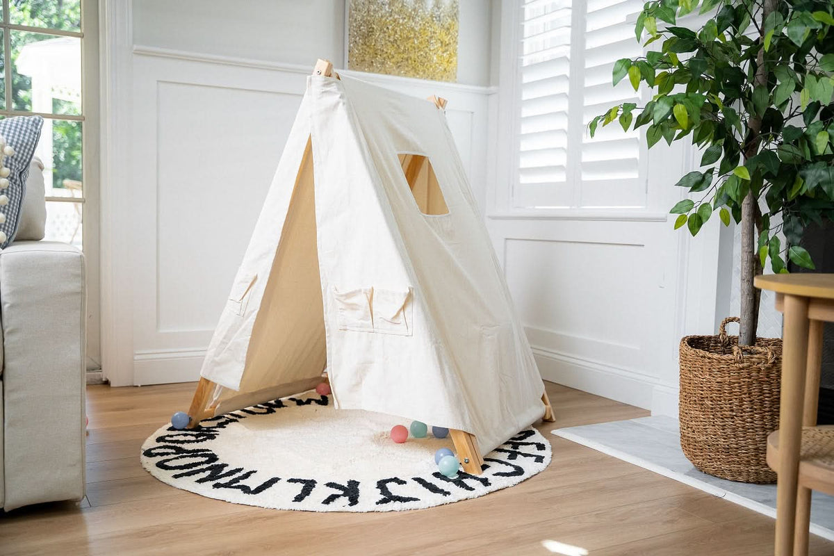 Three Little Tots Tent Covering For Spruce - Baby and Toddler Foldable Swing Set - Swing Set Sold Separately, another angle