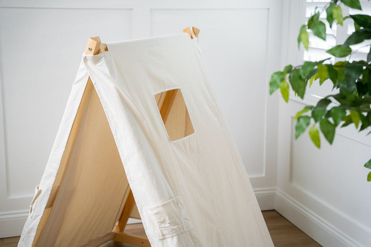 Three Little Tots Tent Covering For Spruce - Baby and Toddler Foldable Swing Set - Swing Set Sold Separately, alternate angle