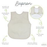 Solid Champagne Minimalist Bapron