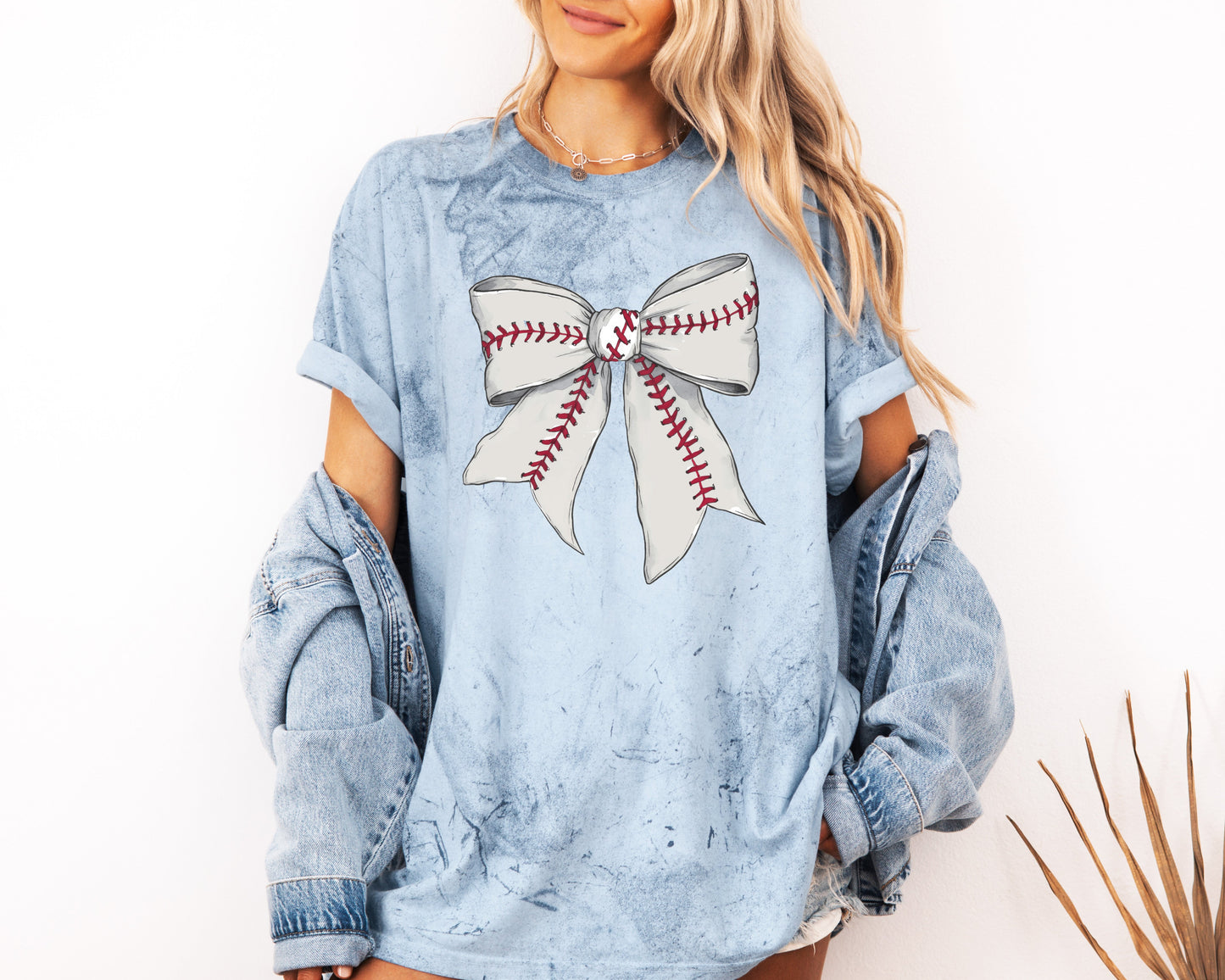 Baseball Lover Mom Game Day Comfort Colors Graphic Tees (Ribbon)