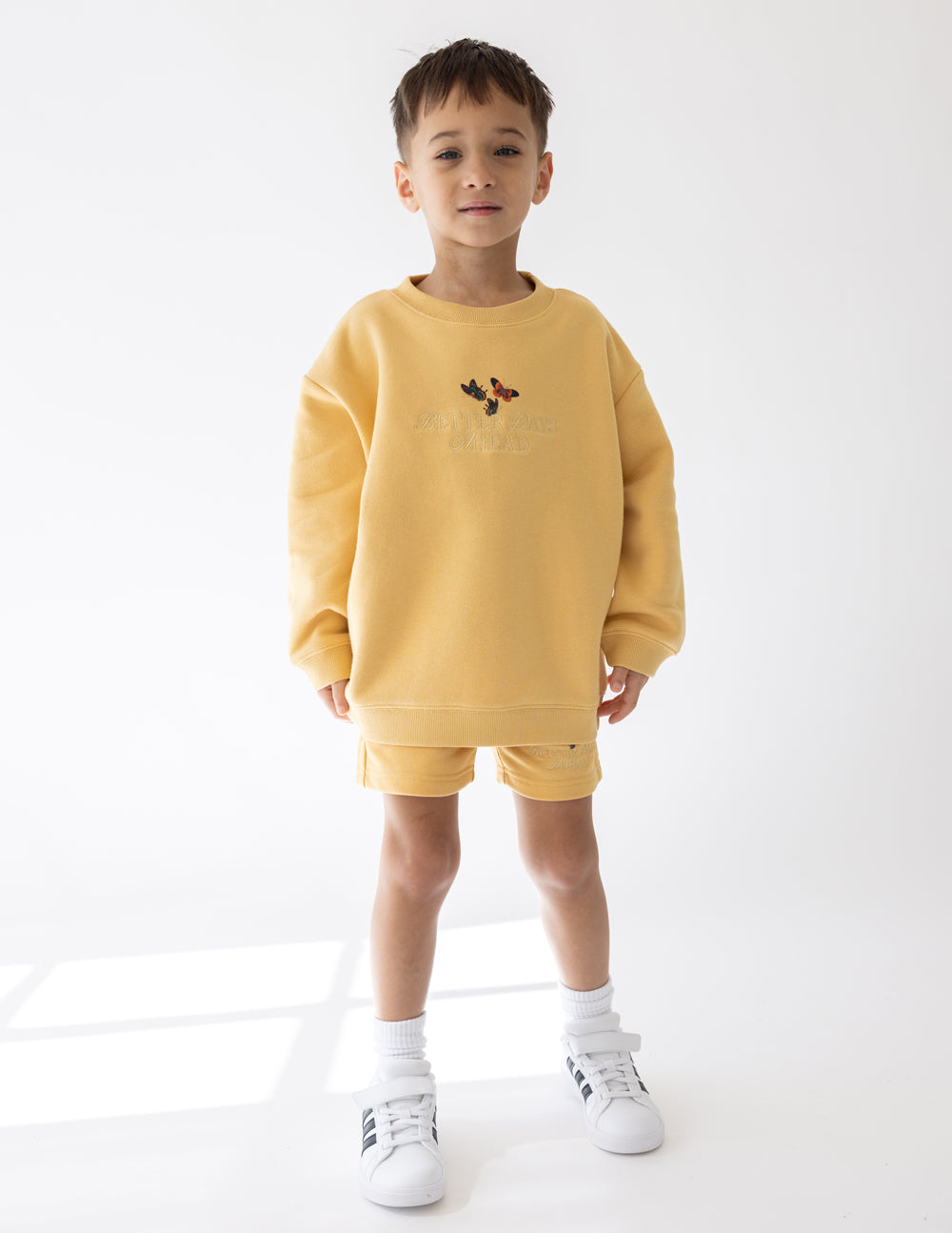 Three Little Tots Better Days Butterfly Kids Crewneck, extra product detail
