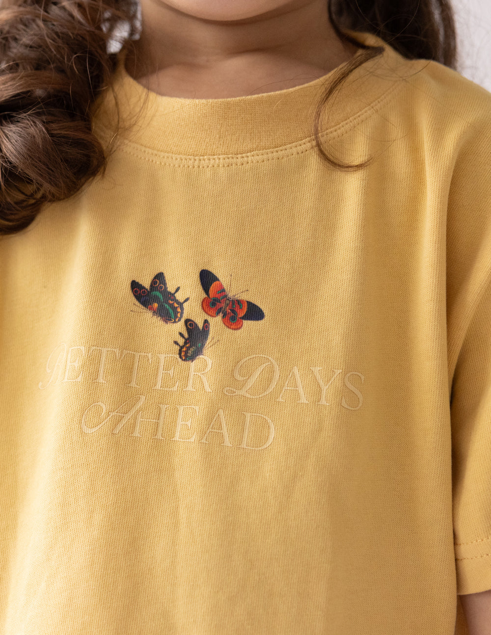Three Little Tots Better Days Butterfly Kids Tee, additional view