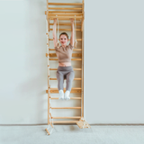 Three Little Tots Betula Swedish Wall Ladder - 79 Height