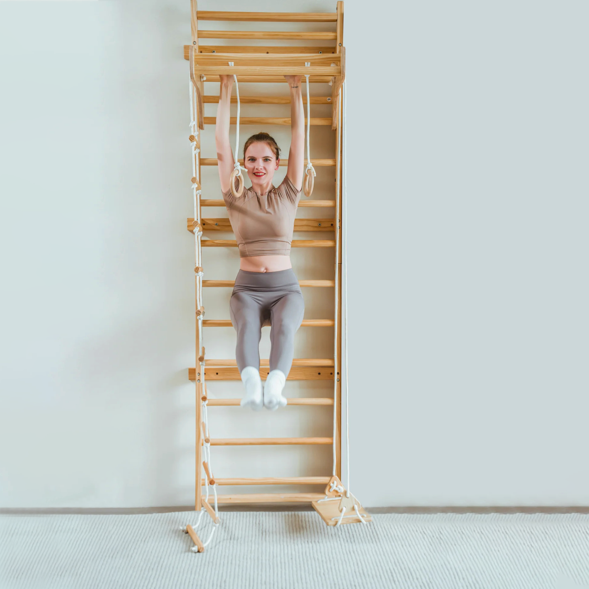 Three Little Tots Betula Swedish Wall Ladder - 95 Height