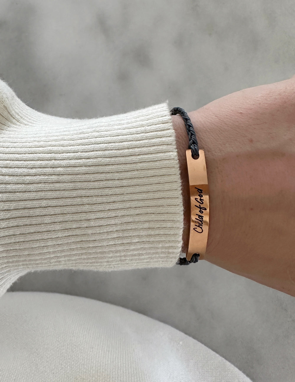 Three Little Tots Black Child of God Bracelet, additional product photo
