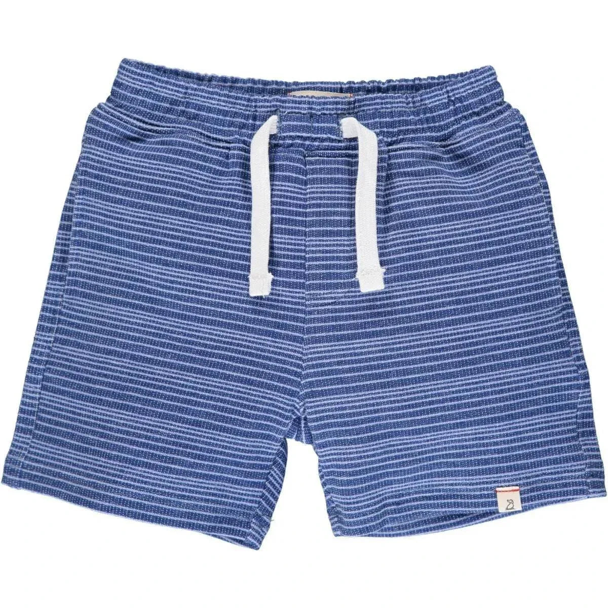 Three Little Tots Blue Stripe Sweat Shorts
