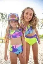 Three Little Tots Blueberry Bay - Coconut Grove One Piece Swimsuit, additional product photo