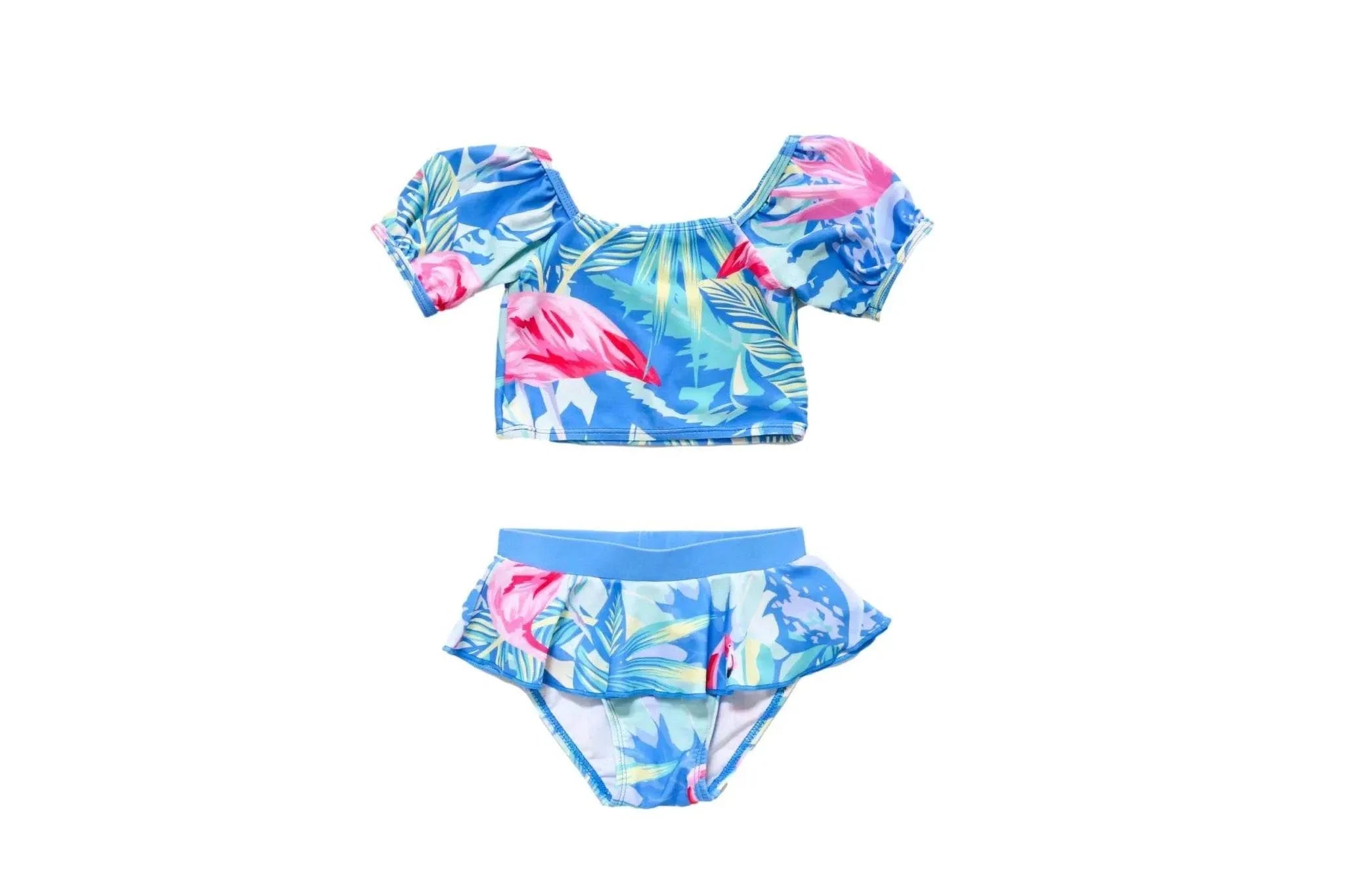Three Little Tots Blueberry Bay - Ocean Bleau Two Piece Swimsuit