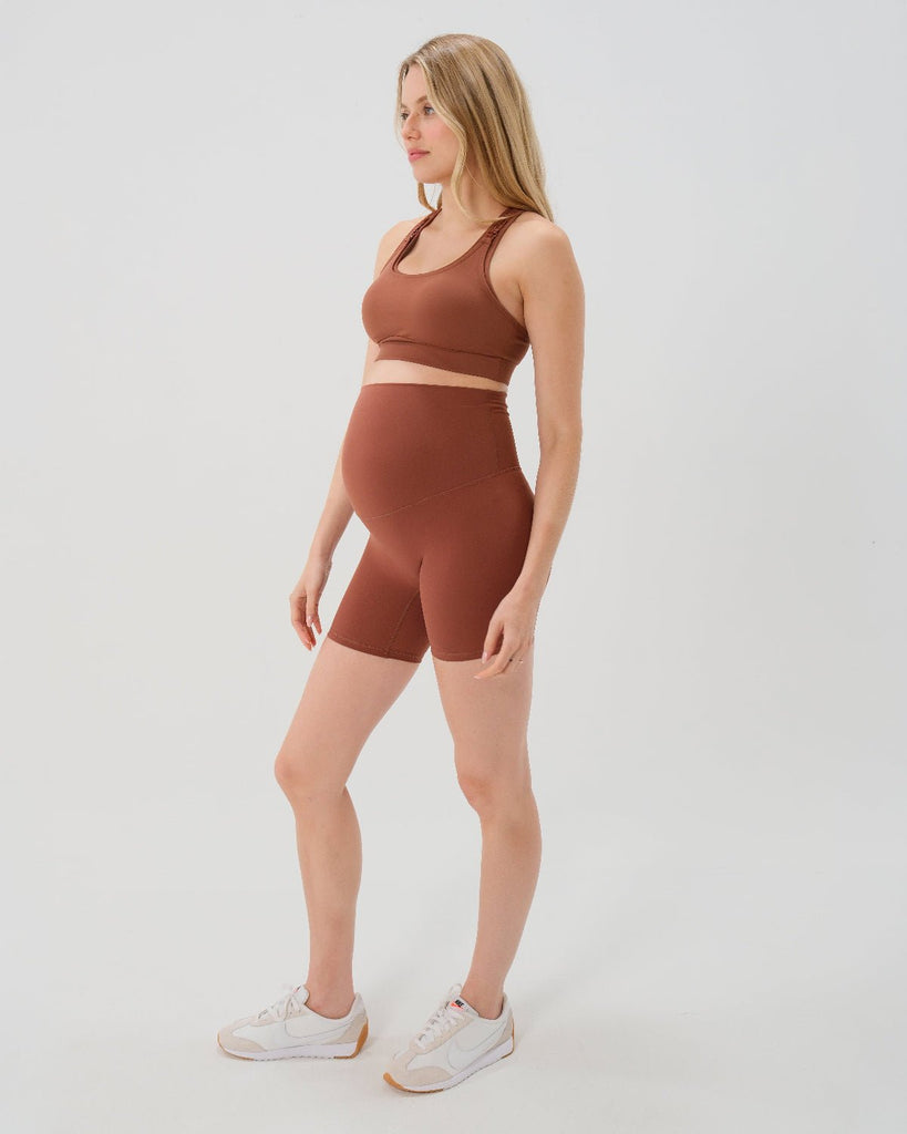 AXK CORE Maternity Bike Short - Brown