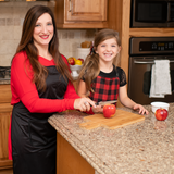 Solid Black Minimalist Apron - fits sizes youth small through adult 2XL