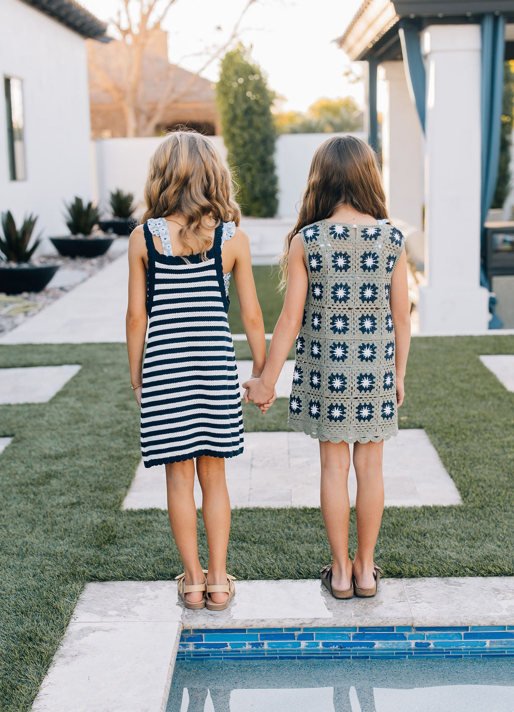 Three Little Tots Crochet Cover Up Dress, alternate angle
