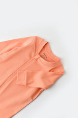 Three Little Tots Salmon Onesie 100 Organic Cotton, additional product photo